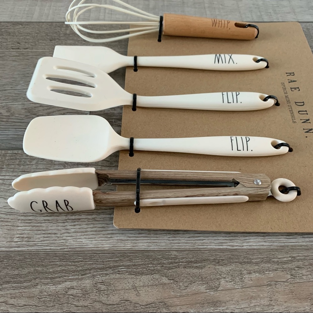 NWT Rae Dunn 5 Piece Mini Utensils Set - Picture 6 of 8